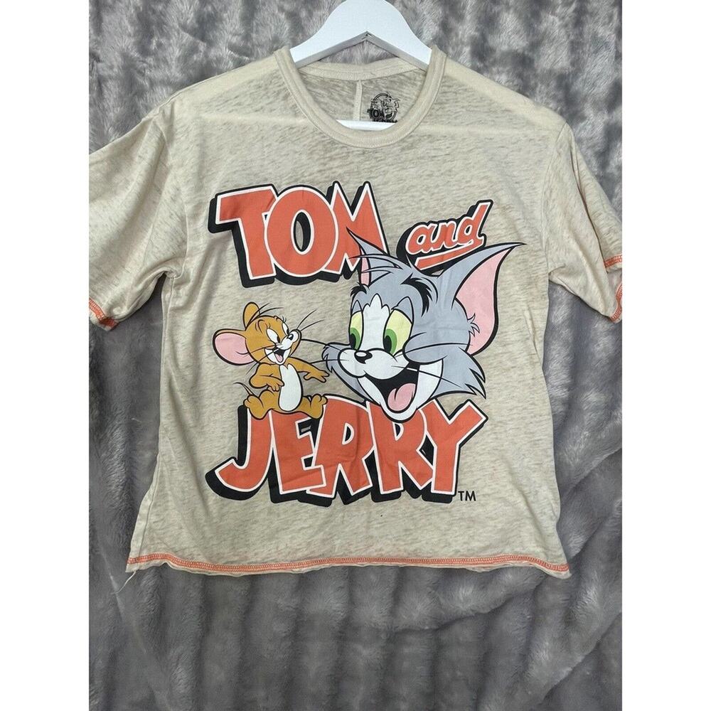 Tom‎ and Jerry Graphic Tee Shirt Women's Size XS